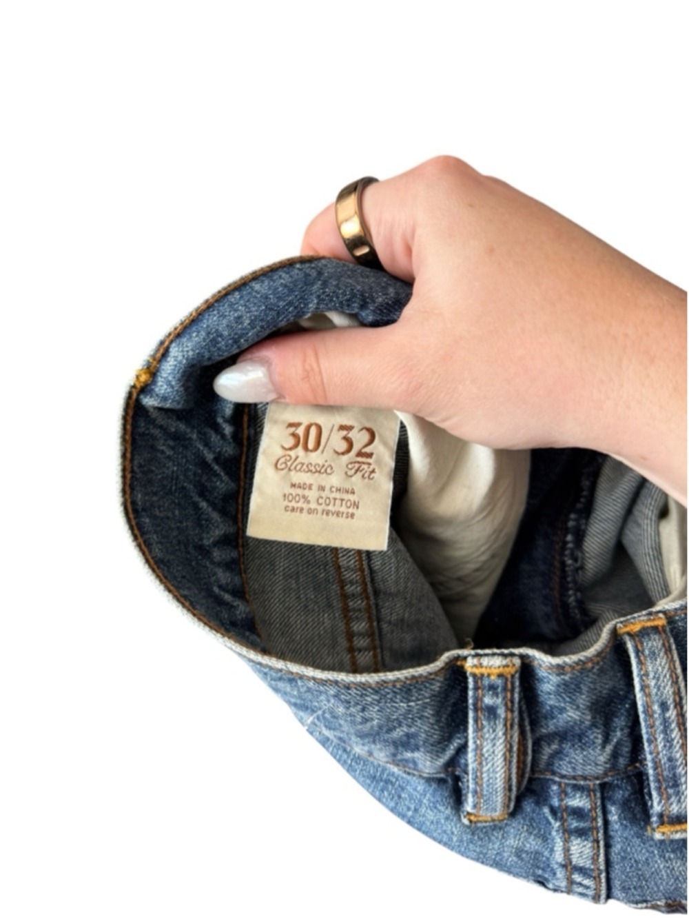 Men's Tommy Bahama Blue Straight Jeans Waist 30 - Picture 5 of 5